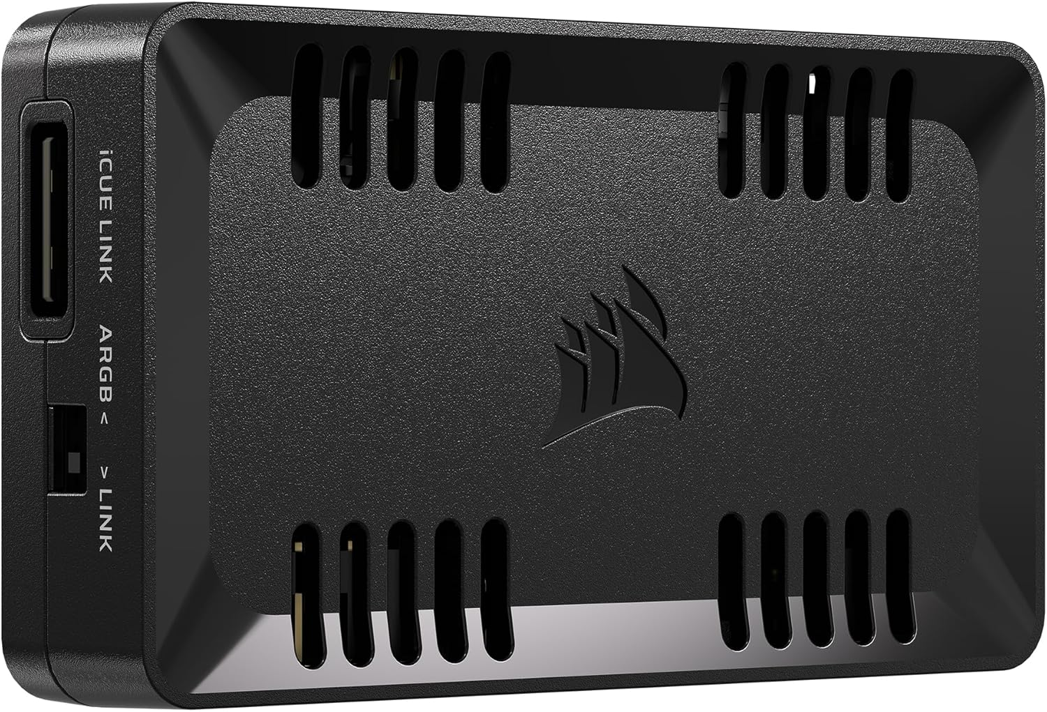 CORSAIR Commander Duo iCUE Link RGB Lighting and PWM ARGB Fan Controller – Control 12 Daisy-Chained PWM Fans, Two Flexible Temperature Sensors Included – Black