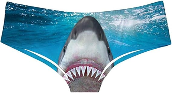 Women's fashion sexy sleep and casual buttocks underwear panties shorts 3D printed animal pattern stretch super curve embrace